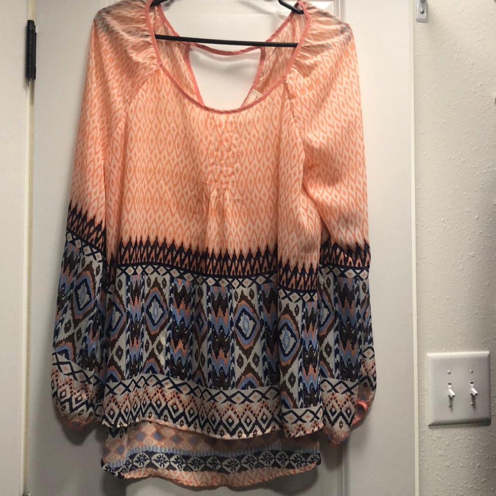Sheer blouse
